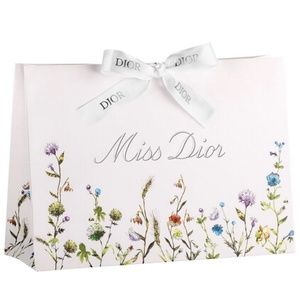 DIOR Bag Miss Dior Millefiori Paper Gift Shopping Bag Floral Limited Edition NEW